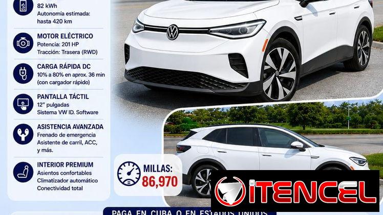 Carro eléctrico VW ID4 2021