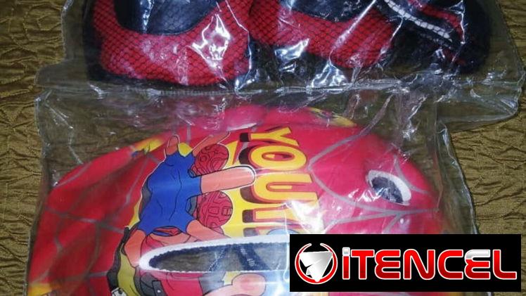 Accesorios Casco,rodilleras y coderas para niños