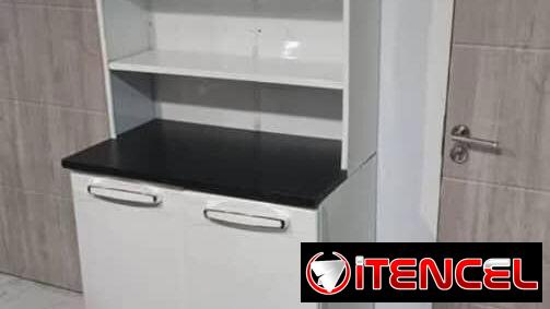 Alacena con estante y meseta, estante doble enterizo y triple enteriza todo para cocinas comunícate con Pedro