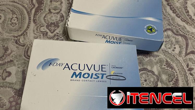 👁️ Lentes de Contacto Originales 1-Day Acuvue Moist (-3.50)