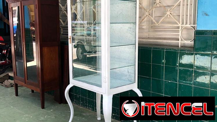 ⚜️ Vitrina antigua restaurada • Entrega incluida 🚛