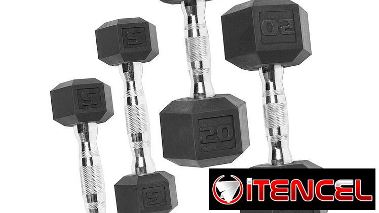 MANCUERNAS DE ACERO ENGOMADAS⭐ 25Lb – 20Lb – 15Lb – 10Lb – 5Lb