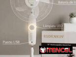 Ventiladores Marca Rudenkov recargable 55 USD