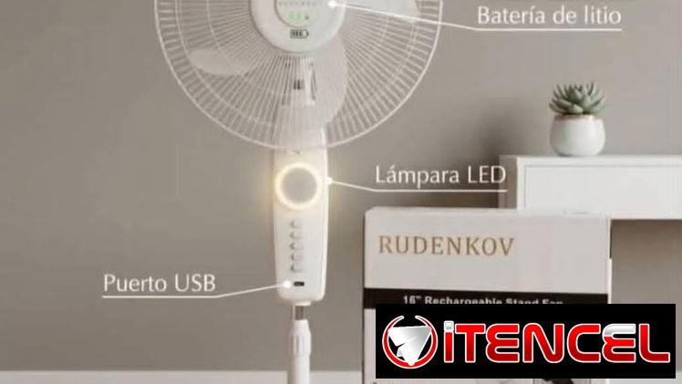 Ventiladores Marca Rudenkov recargable 55 USD