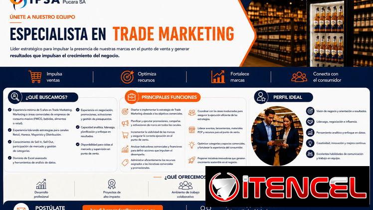 Oferta de empleo: Trade Marketing Manager