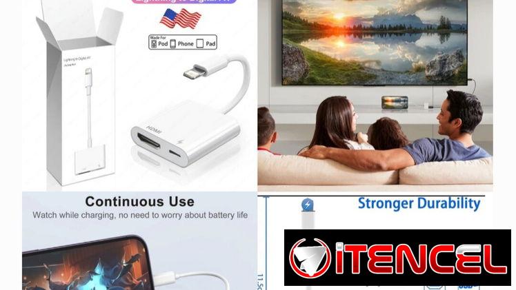 Adaptador Lightning a HDMI para conectar el iPhone al TV