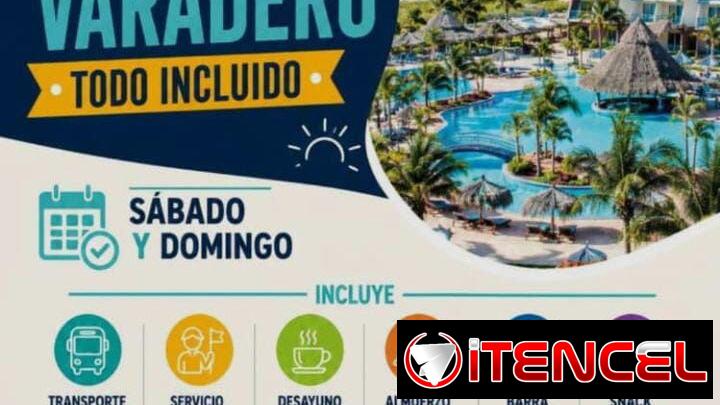 🚍🌊⛱️🧗Pasadías y Excursiones en Varadero y Terrazas/Vacation in Cuba/Rent a bus to Varadero beach