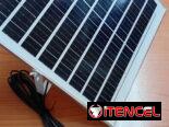 VENTILADOR RECARGABLE 16″ SOLAR con USB para cargar otos dispositivos