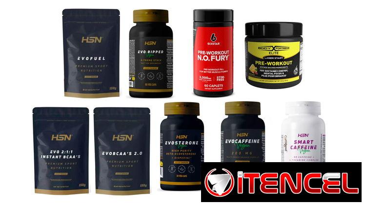 PRE ENTRENOS / PRE WORKOUT – AMINOACIDOS BCAA – TESTOSTERONA – CAFEÍNA