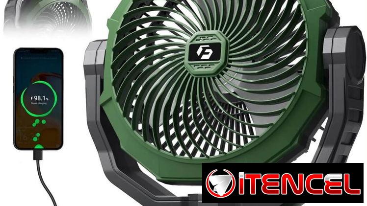 Ventilador recargable.