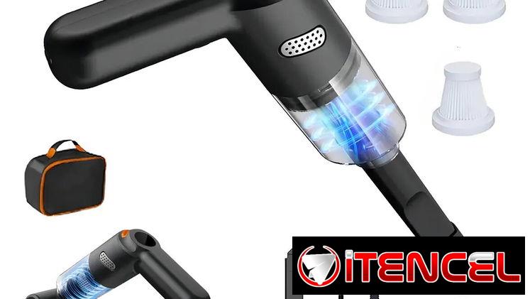 Qzgyoool Aspiradora Para Auto Inalámbrico De Mano Para Hogar Auto 10000pa
