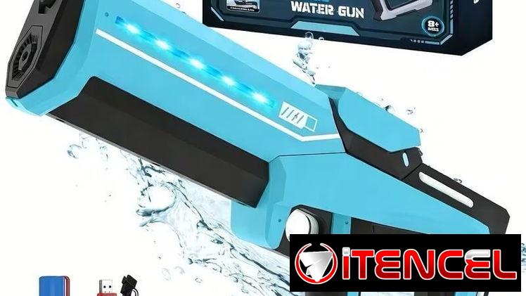 💦 Pistola de Agua Eléctrica – Absorción Automática y Largo Alcance