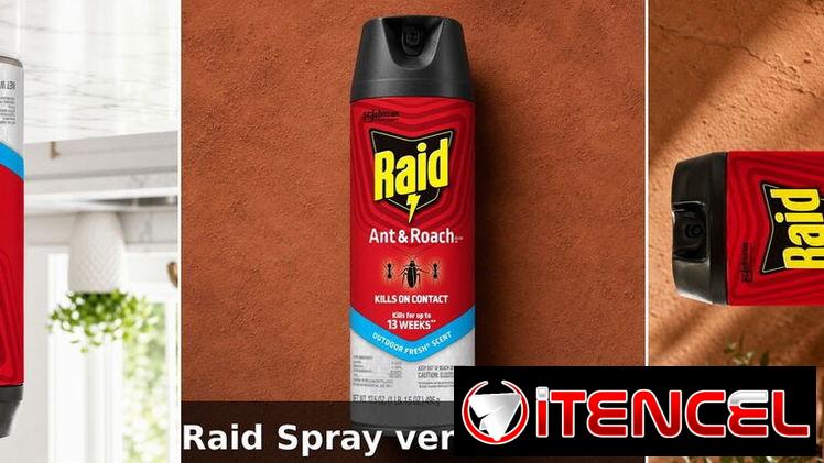 Raid 17.5oz mata hormigas y cucarachas, garantizado