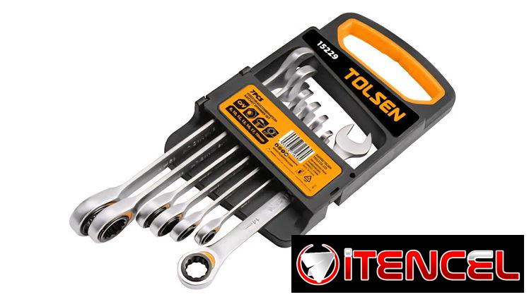 Juego de 7 llave combinadas flexibles