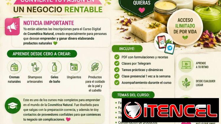 Curso digital de cosmética natural