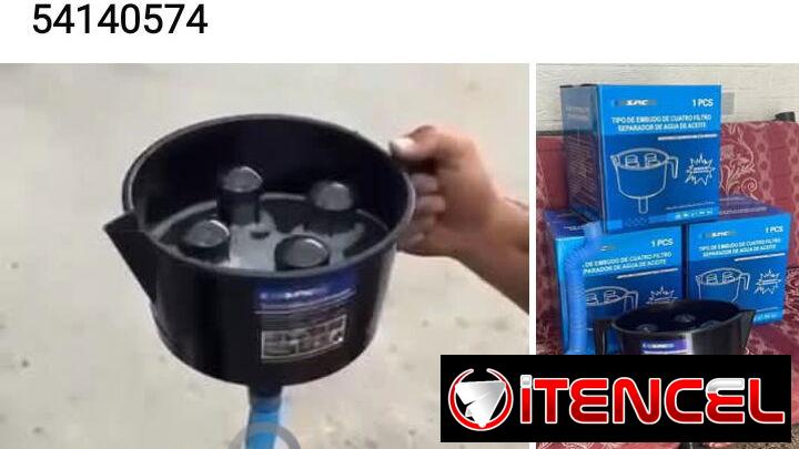 Embudo de 4 filtros