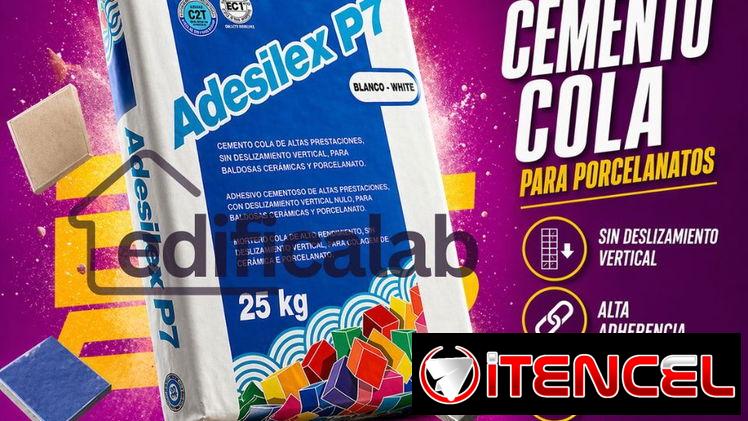 cemento cola para porcelanatos – Adesilex P7 25kg – dhesivo C2T. Mapei