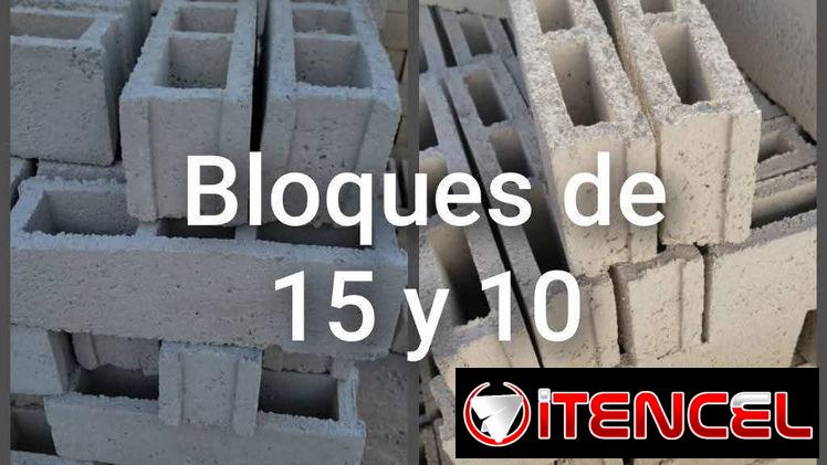 Bloques duros de 10 y de 15 criollos