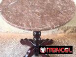 ⚜️ Mesa con mármol antigua restaurada • Entrega incluida 🚛