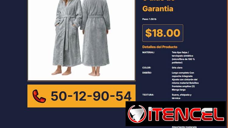 ALBORNOZ UNISEX AFELPADO CON CAPUCHA VPT# -0229