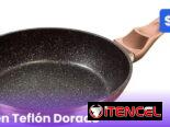 Sartén Dorado de Teflon