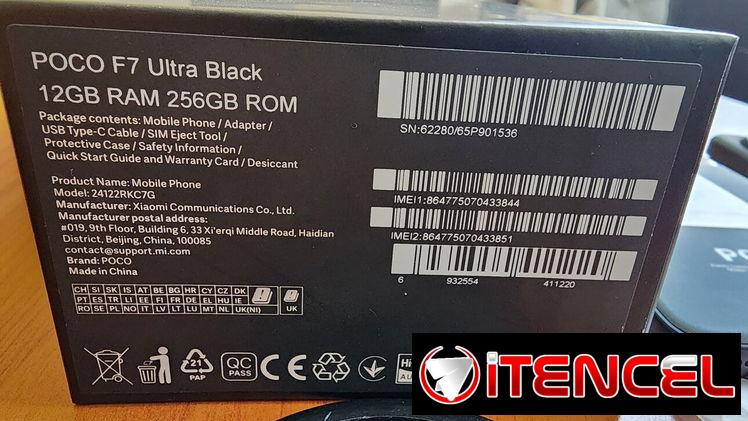 XIAOMI POCO F7 ULTRA RAM 12 GB – 256 GB