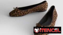 Balerinas Rojas y de Leopardo No. 38-39-40