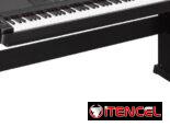 Yamaha DGX660B Piano digital en excelentes condiciones con 88 teclas ponderadas con soporte de muebles, color negro