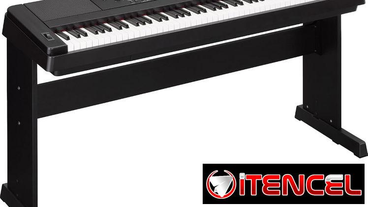 Yamaha DGX660B Piano digital en excelentes condiciones con 88 teclas ponderadas con soporte de muebles, color negro