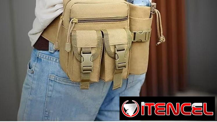 Disponible: Riñonera Táctica Multifuncional bolsillo lateral botel… | videojuegoshabana.com