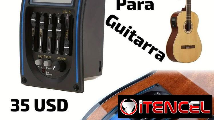 Ecualizador para Guitarra 🎸 en 35 usd
