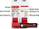 EARU , Breaker DC (Corriente Directa) de 16A de 2 polos (Vedado)