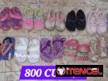 Se venden zapatos de poco uso para niñas de o a 2 años