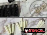 Cubiertos 24 piezas cabo plástico y escurridor (L&G)