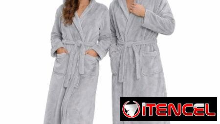 ALBORNOZ UNISEX AFELPADO CON CAPUCHA