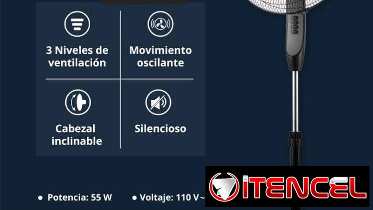 Ventilador de Pedestal 18 “