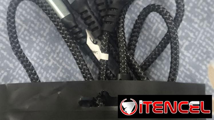 Cable de datos y carga universales line ,tipo C y micro USD