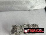 Anilla de plata 925 cifrado de joyería fina