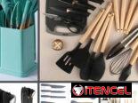 Set de utensilios de silicona para cocina de 19 piezas (uh)