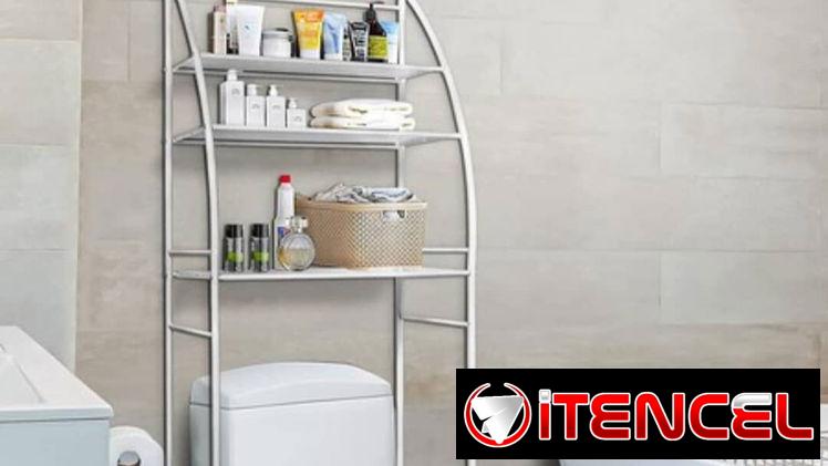 Estante organizador para baño de 3 niveles