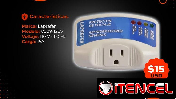 PROTEGE TU EQUIPOS⚡ 15 USD ⚡ PROTECTOR DE VOLTAJE  120V – 15A. MENSAJERÍA CON FACTURA Y GARANTÍA 1 MES. TLF 54833699