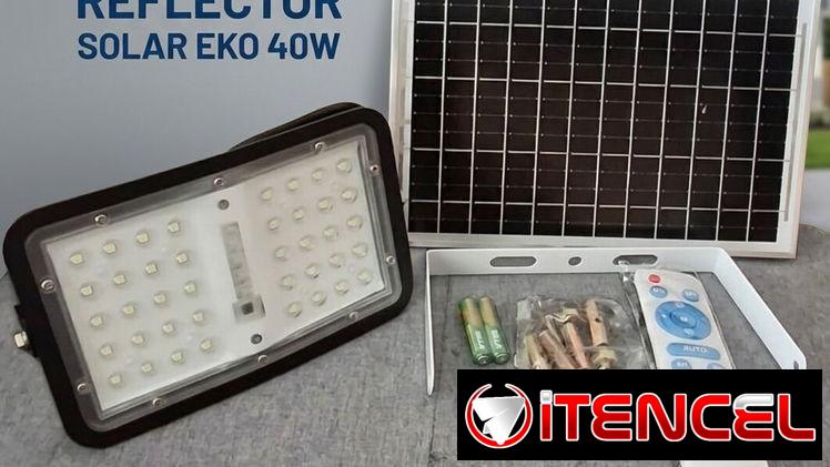 💡ENERGIA LIMPIA 💡 REFLECTOR SOLAR EKO 40W. MENSAJERÍA CON FACTURA Y GARANTÍA. TL 54833699