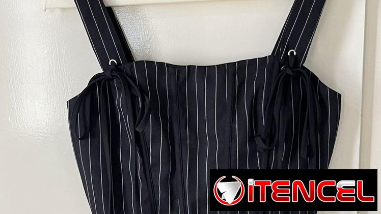 Top elegante, femenino, Talla M ( 40) Crop, Top, blusa, asimétrica. Ideal para salidas en el atardecer, brunch.