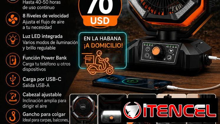 Lo mejor del mercado ventilador Recargable COLDSKY de 20000mAh
