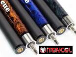 Taco de billar de alta gama, calidad premium de carbono, 3 piezas para salto y break, longitud 58 pulgadas