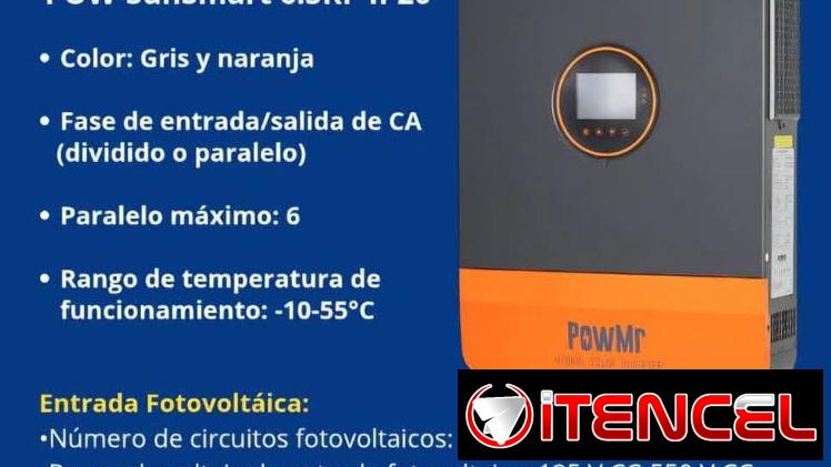 Inversor Solar Híbrido POWER.MR 6.5KW