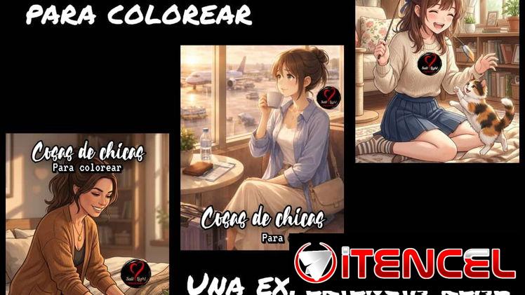 Libros de colorear para chicas en casa y en cosas, diferentes precios