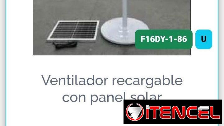 Ventiladores con Paneles Solares