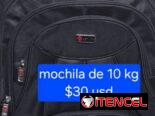 Mochila de 10 kg en venta