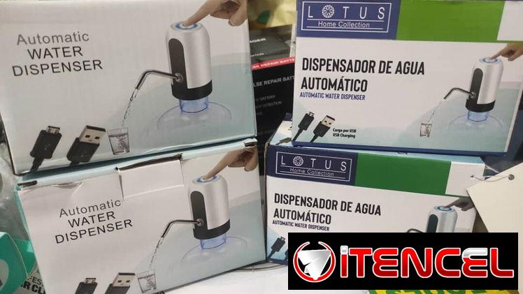 Dispensador de agua eléctrico recargable para botellones
